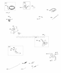 Alternator Controls Ignition Springs Diagram and Parts List for 474177-0100-E1  Briggs and Stratton Engine